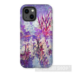 Violet Corals Ai Phone Case Iphone 13 / Gloss & Tablet Cases