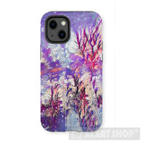 Violet Corals Ai Phone Case Iphone 13 Mini / Gloss & Tablet Cases