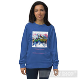 Vital Force Ai Art Unisex Organic Sweatshirt Royal Blue / S