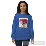 Where Are You Ai Art Unisex Organic Sweatshirt Royal Blue / S