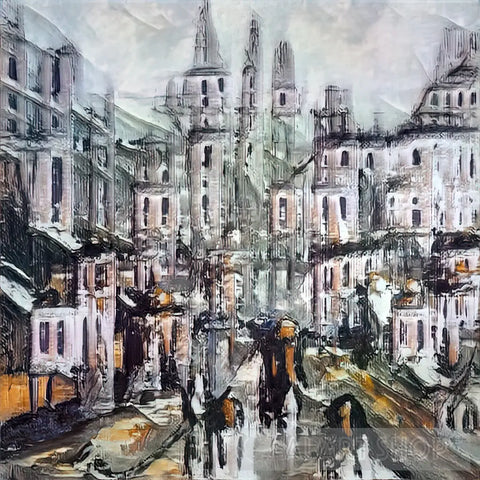 White Town Painting