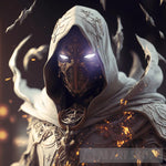 White Warlock Collection - Bundle Featuring All Parts Ai Artwork