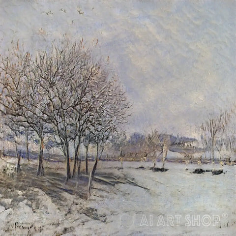 Winter Day-Painting-AI Art Shop