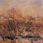Winter Park in the City-Painting-AI Art Shop