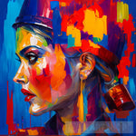 Woman Wearing A Hat #98 Portrait Ai Art